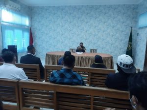 Sukesi di Dampingi Beberapa Advokat, Audensi di Pengadilan Negeri Pati Perjuangkan Haknya