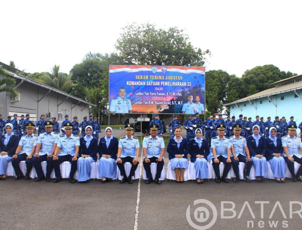 Serah terima jabatan Dansathar 33, Kadisrendalhar, Kadisbin dan Kadisdalkual Depohar 30