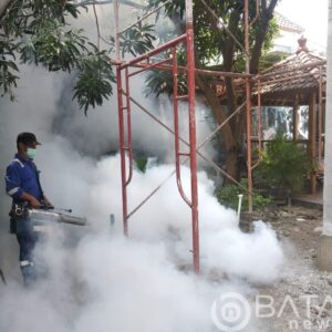 Cegah DBD Kodim 0720/Rembang Laksanakan Fogging Di Seluruh Kantor Dan Perumahan Anggota