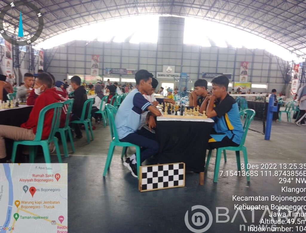 Peserta Turnamen Catur Di Bojonegoro Membrudak, Bukti Olahraga Satu Ini Digemari Masyarakat