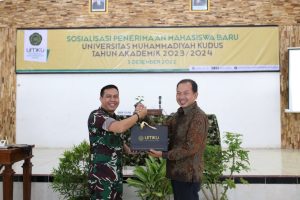 Kodim 0720/Rembang Terima Sosialisasi Penerimaan Mahasiswa Baru Universitas Muhammadiyah Kudus