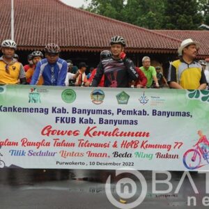 Danrem 071/Wijayakusuma ramaikan Gowes kerukunan Hari Amal Bhakti Kemenag ke 77