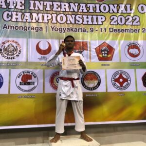 Siswa MTsN-1 Pati Sabet Medali Emas, Karate Internasional