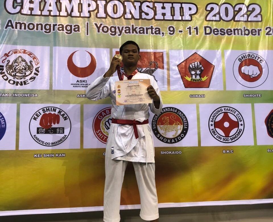 Siswa MTsN-1 Pati Sabet Medali Emas, Karate Internasional