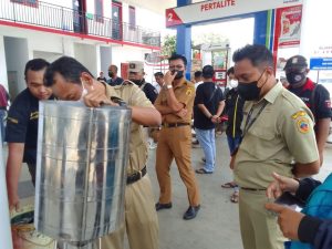 Disdagperin Adakan Uji Tera Ulang di SPBU Tlogowungu, Yang Menjadi Tuduhan Wartawan Abal-abal mencuri takaran, Ini Hasilnya