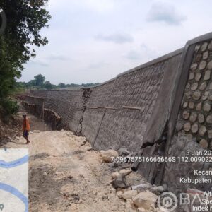 Tanggul Sungai Bengawan Solo Jebol, Warga Kanor Bojonegoro Terancam Keselamatannya