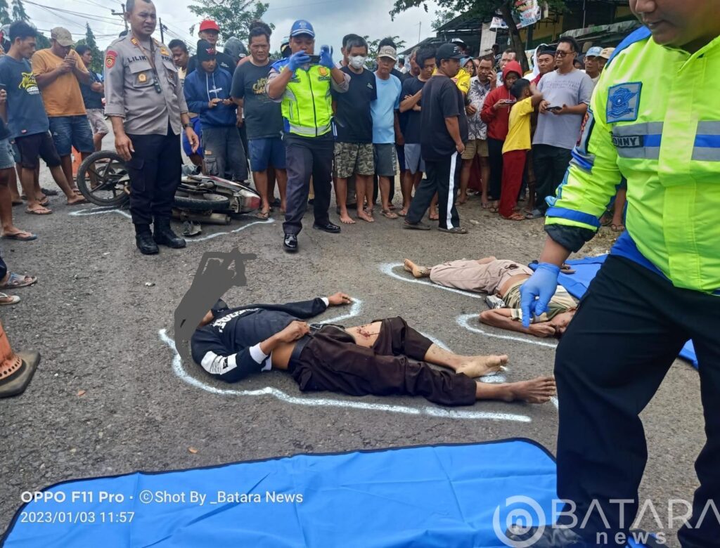 Kecelakaan Maut Di Depan SMPN-1 Gembong 2 Orang MD