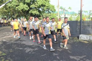 Jumat Berkah, Olahraga Bersama dan Harbang Makorem 071/Wijayakusuma