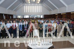 Wadan Koharmatau Hadiri Perayaan Natal Bersama TNI/Polri Se-Wilayah Kogartap II Bandung