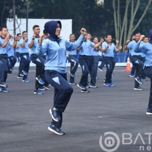 Personel Koharmatau Laksanakan Senam<br>Kesegaran Jasmani 88