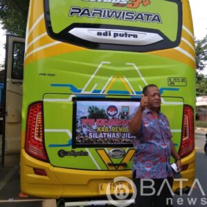 Dengan Membawa 2 misi, Perangkat Desa se-Kabupaten Rembang Berangkat Menuju Jakarta