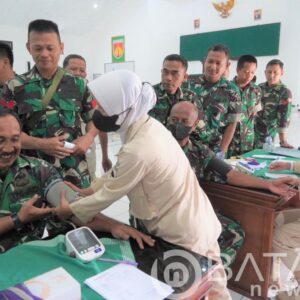 Kepedulian Danrem Wijayakusuma kepada Kesehatan Prajuritnya