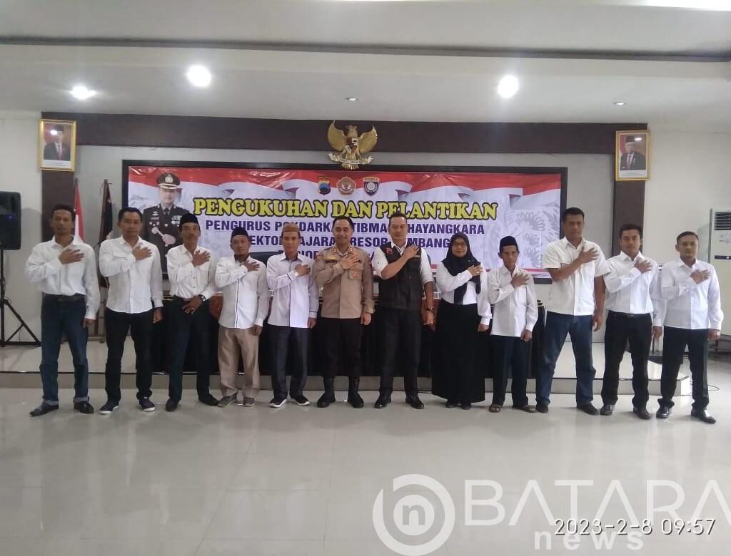 Pelantikan dan Pengukuhan POKDAR Kamtibmas Bhayangkara Sektor se Kabupaten Rembang Periode 2023 – 2026