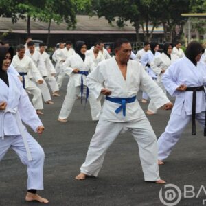 Tingkatkan Kemampuan Personel, Polres Tuban Gelar Latihan Beladiri