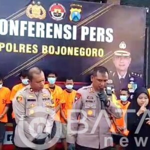 8 Sindikat Narkoba Bernasib Naas Setelah Diterkam Macan Satres Narkoba Bojonegoro.