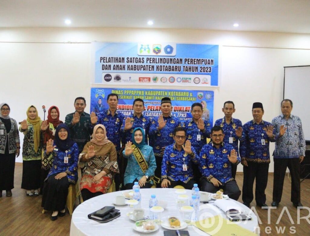 Satgas PPA Kotabaru Diberi Pelatihan Untuk Meminimalisir Masalah Kepada Perempuan Dan Anak