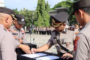 Naik Type, Polresta Pati Gelar Sertijab 6 Kasat dan 5 Kapolsek