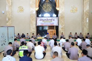 Eratkan Kebersamaan Sesama Anggota, Polres Tuban Gelar Peringatan Isra Mi’raj