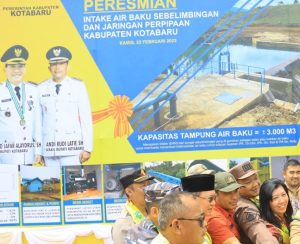 Tingkatkan PAD Di Sektor Pengelolaan Air Bersih. Bupati Kotabaru Resmikan Inteke Seblimbingan