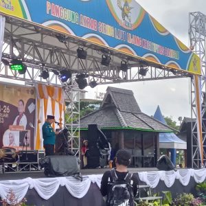 Bupati Kotabaru Resmikan Event Festifal Kreatif Kuliner Ditengah Guyuran Hujan Lebat