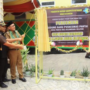 Puskesmas Pantai Diresmikan. Bupati Kotabaru Minta Naskes Atasi Masalah Kesehatan Masyarakat