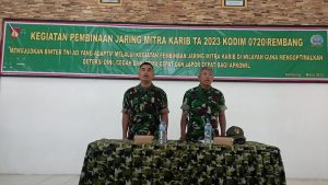 Kodim 0720/Rembang Membuka Pelatihan Jaringan Mitra Karib