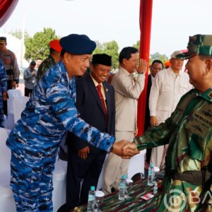 Dankoharmatau Hadiri Pengangkatan Menhan RI Sebagai Warga Kehormatan Kopasgat