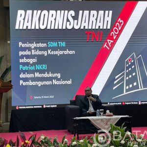Kapen Koharmatau Ikuti Rakornis Sejarah TNI: Pemanfaatan Teknologi Digital Dukung Kesadaran Sejarah Generasi Muda