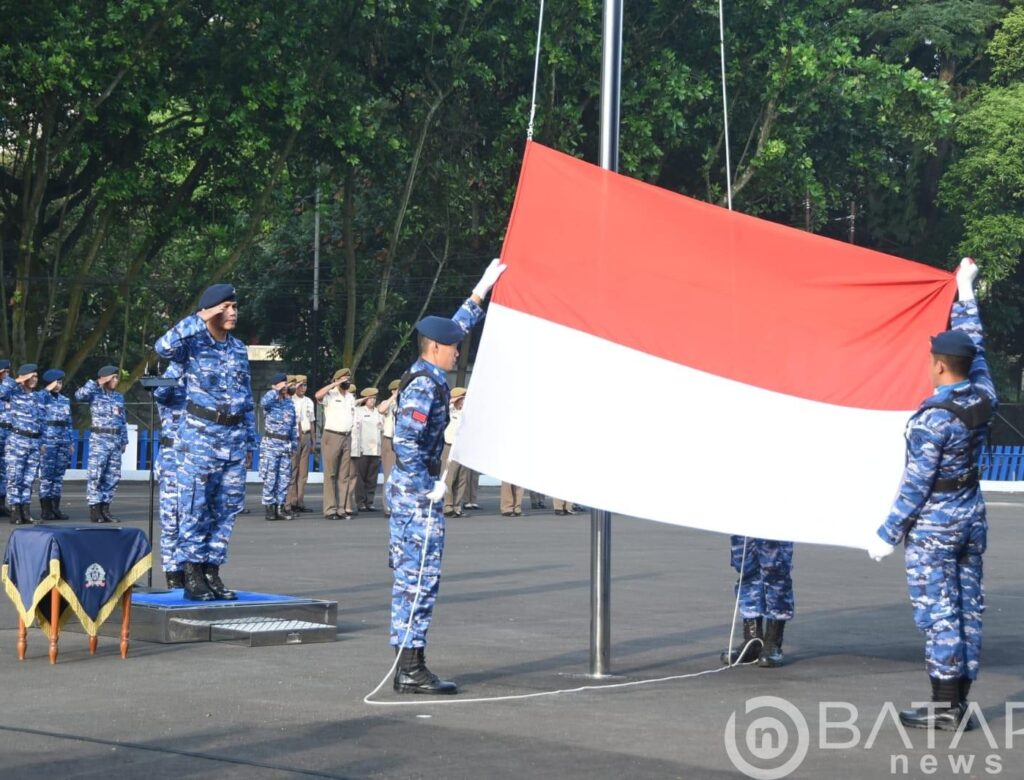 Personel Koharmatau Melaksanakan<br>Upacara 17-an Bulan Maret Tahun 2023