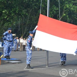 Personel Koharmatau Melaksanakan<br>Upacara 17-an Bulan Maret Tahun 2023