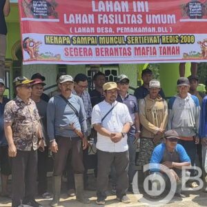 Sertifikan Lahan Warga Desa Saking Yang Luasnya Tak Main-main Diduga Ada Oknum Yang Ingin Menguasainya Dengan Cara Menerbitkan Sertifikat Baru Atau Sertifikat Siluman