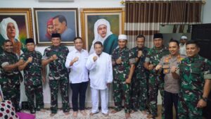 Danrem 071 Dampingi Pangdam IV/Diponegoro Melaksanakan Halal Bihalal Dengan Habib Lutfhi Bin Yahya