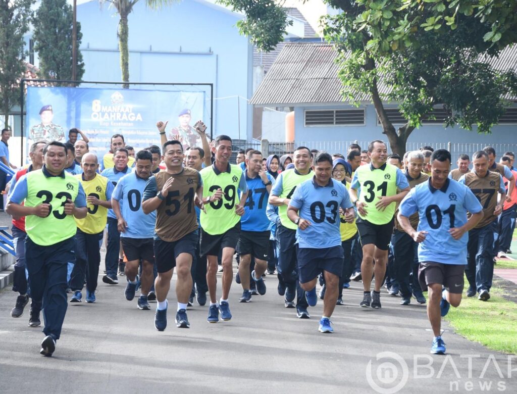 Personel Koharmatau Melaksanakan Samapta Semester I TA 2023