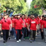 Kapolres Rembang Turut Hadir Dalam Acara Jalan Sehat Peringatan May Day