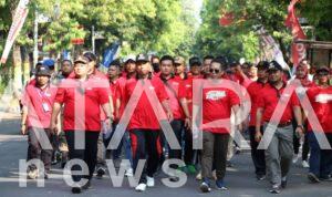 Kapolres Rembang Turut Hadir Dalam Acara Jalan Sehat Peringatan May Day