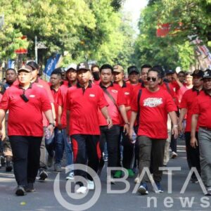 Kapolres Rembang Turut Hadir Dalam Acara Jalan Sehat Peringatan May Day