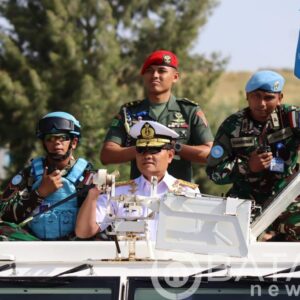 TNI Jaga Perdamaian Dunia, Panglima TNI Beri Semangat Dan Motivasi Prajurit TNI di Lebanon