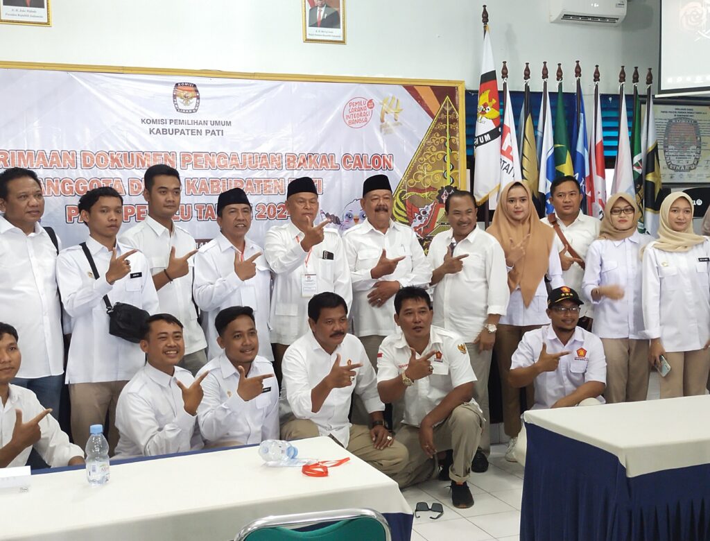 DPC Partai Gerindra Kabupaten Pati Resmi Mencalonkan Bacaleg Di Pemilu Tahun 2024