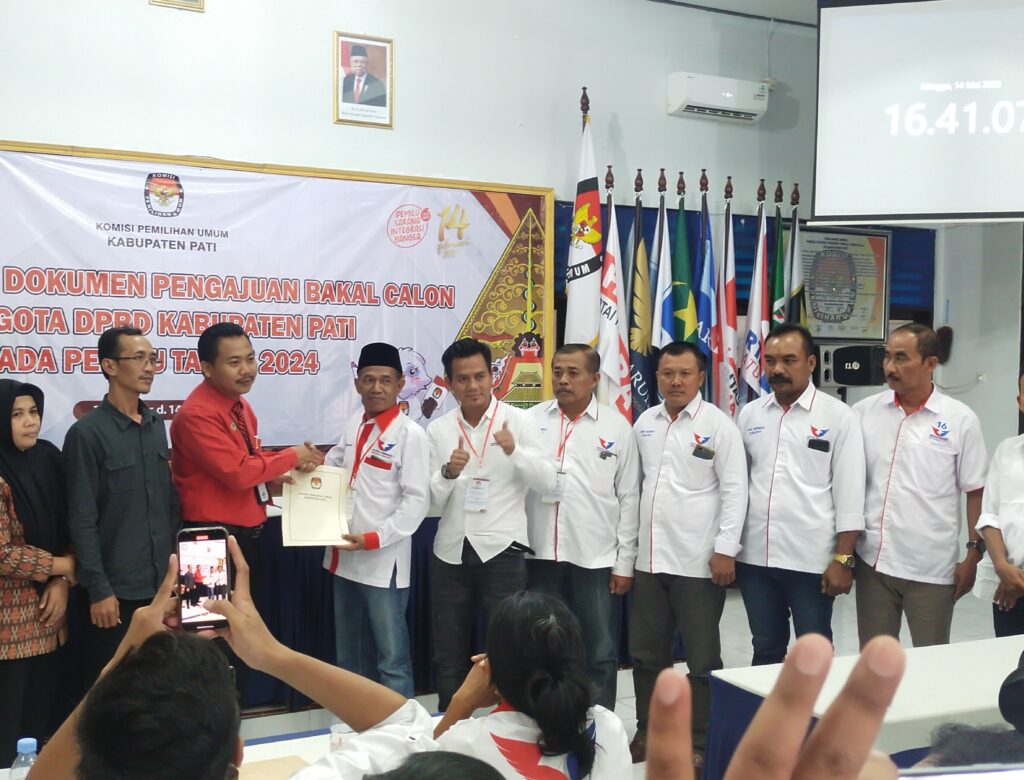 DPC Partai Perindo Kabupaten Pati Resmi Daftarkan Pesertanya di KPU Kabupaten Pati