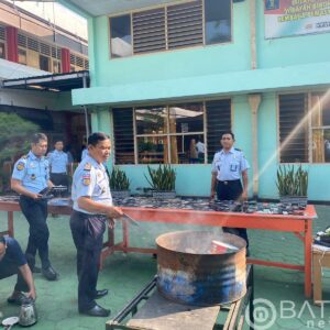 Kalapas Bojonegoro Musnahan Barang Bukti Hasil Razia Rutin WBP