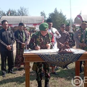 Tepat Waktu, Program TMMD Sengkuyung Tahap I Kodim Rembang Diselesaikan