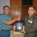 Danrem 071/Wijayakusuma Terima Kunjungan Danlanal Cilacap    