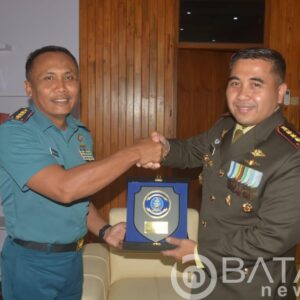 Danrem 071/Wijayakusuma Terima Kunjungan Danlanal Cilacap    