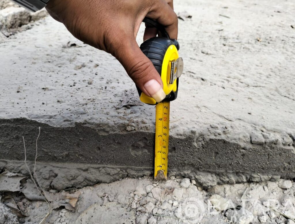 Proyek Infrastruktur Jalan Dan Gorong Di Klino-Saradan, Bojonegoro Diduga Dikerjakan Asal Jadi