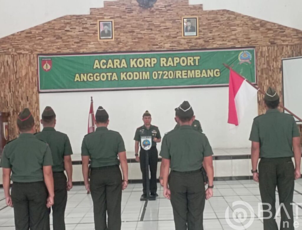 Dandim 0720/Rembang Lepas Prajurit Pindah Satuan