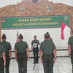 Dandim 0720/Rembang Lepas Prajurit Pindah Satuan