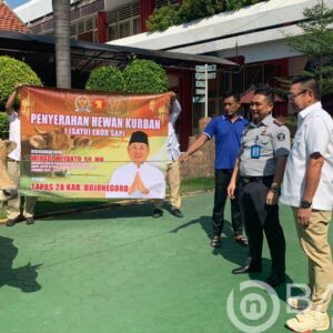 Lapas Bojonegoro Terima Hewan Qurban Dari Komisi III Wihadi Wiyanto
