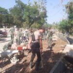 Sinergitas TNI-Polri Bersama Masyarakat Sukseskan TMMD Sengkuyung II Kodim Rembang 