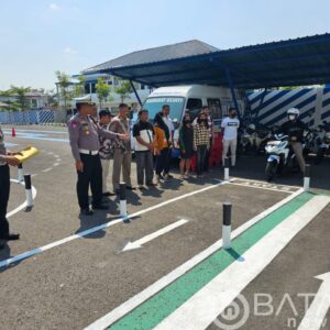 Penerapan Ujian Praktek SIM C Terbaru Di Sosialisasikan Satlantas Polresta Pati 