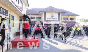 Polres Rembang Gelar Olahraga Bersama Dalam Rangka HUT Polwan 75 & HKGB ke 71 Tahun 2023